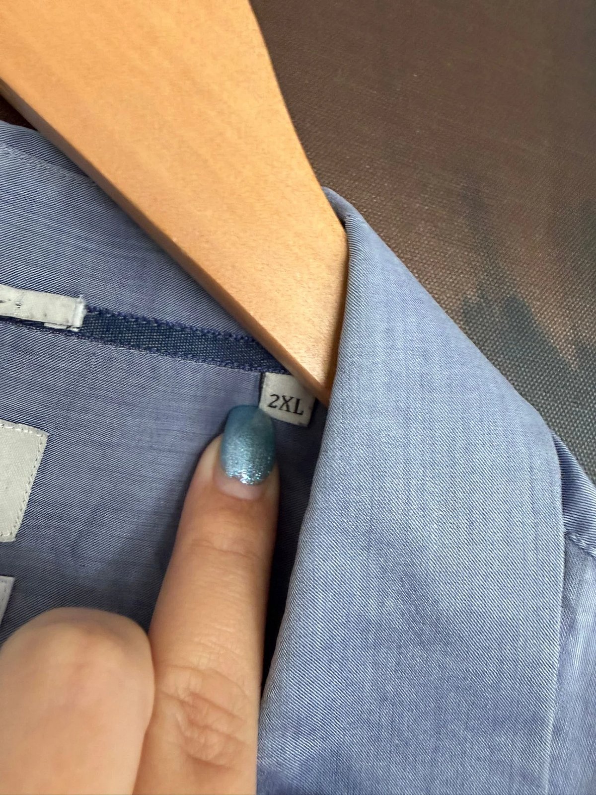 Camicia a maniche lunghe in cotone blu di AllSaints - photo 4