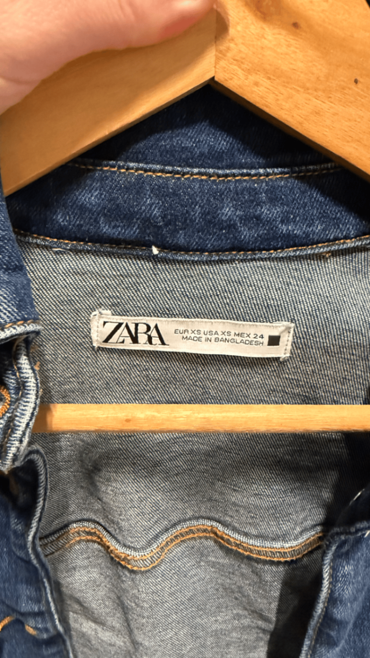 Miniabito in denim blu di Zara - photo 2