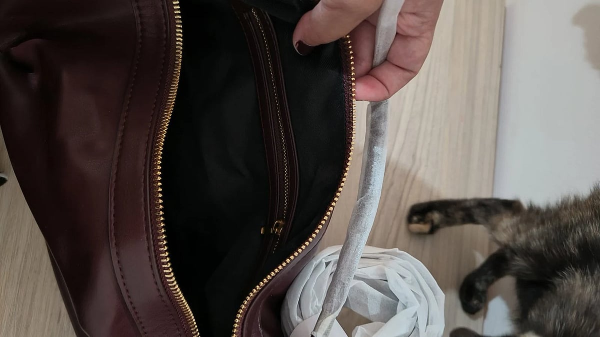 Borża tal-ispalla Burgundy Handbag - photo 3