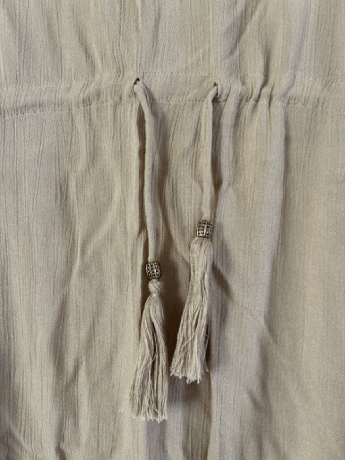 Beige Boho Tassel Tunic Top - photo 2