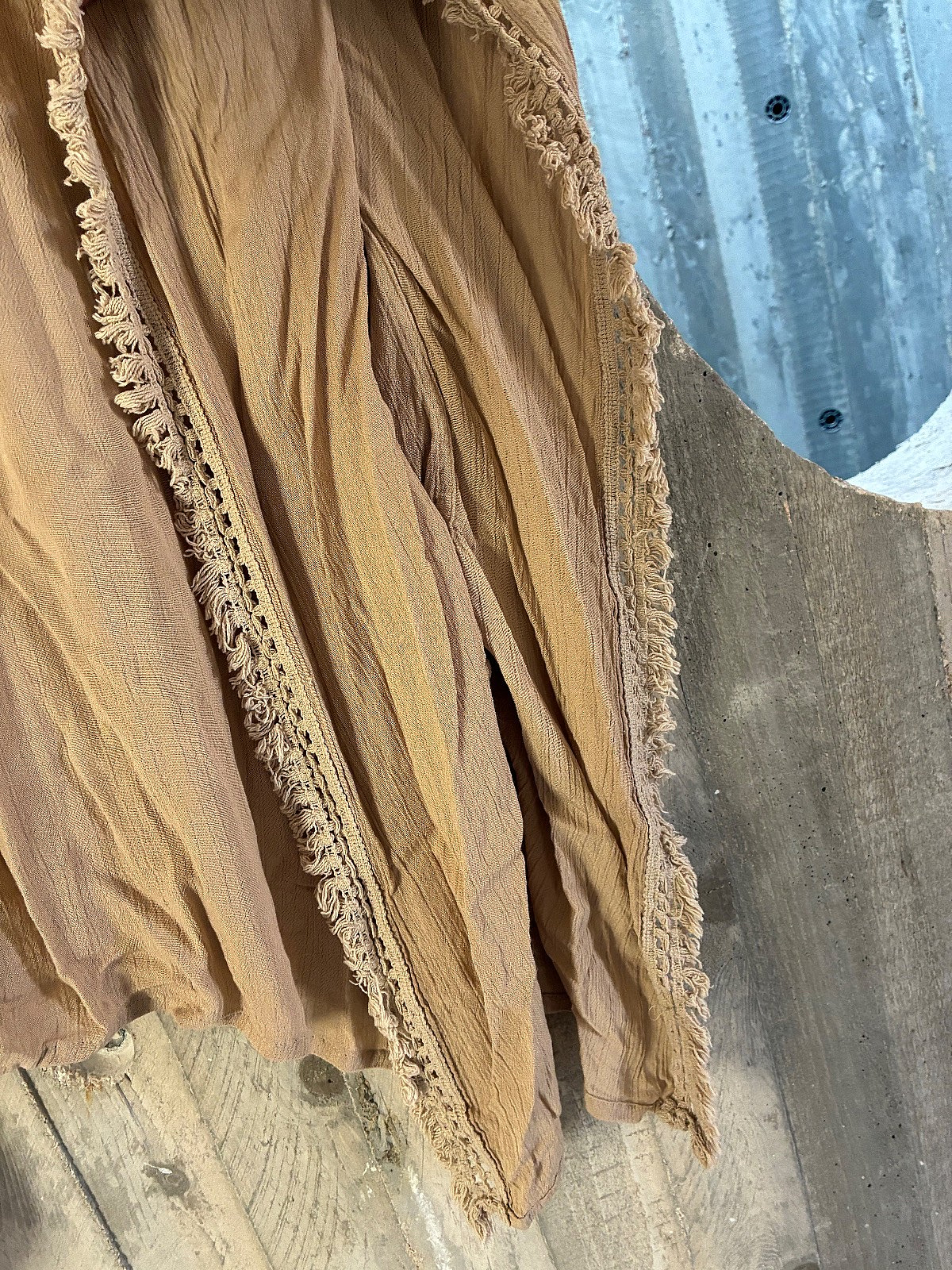 Beige Boho Tassel Tunic Top - photo 3