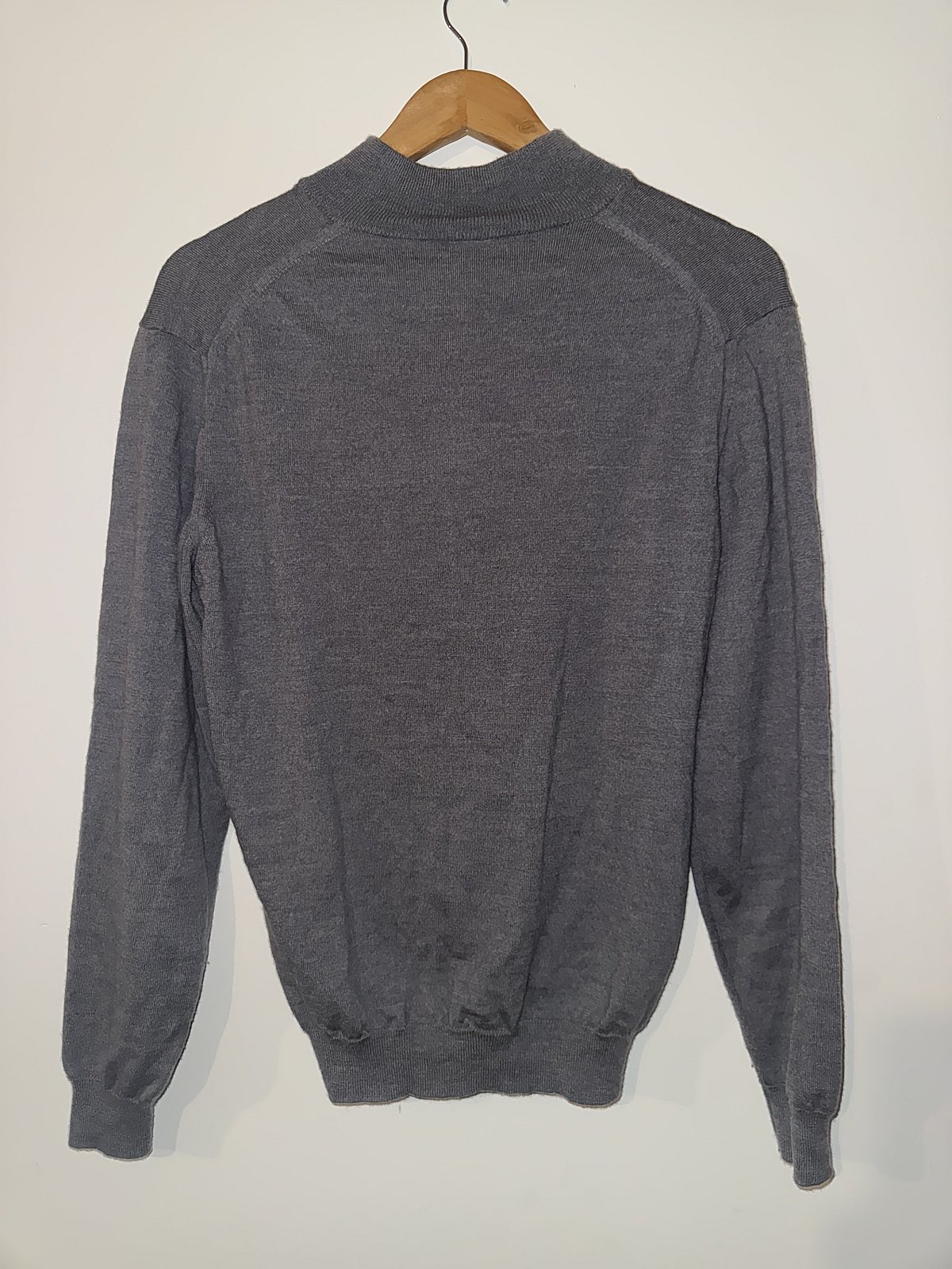 Jersey Ingram gris con cremallera de un cuarto - photo 2
