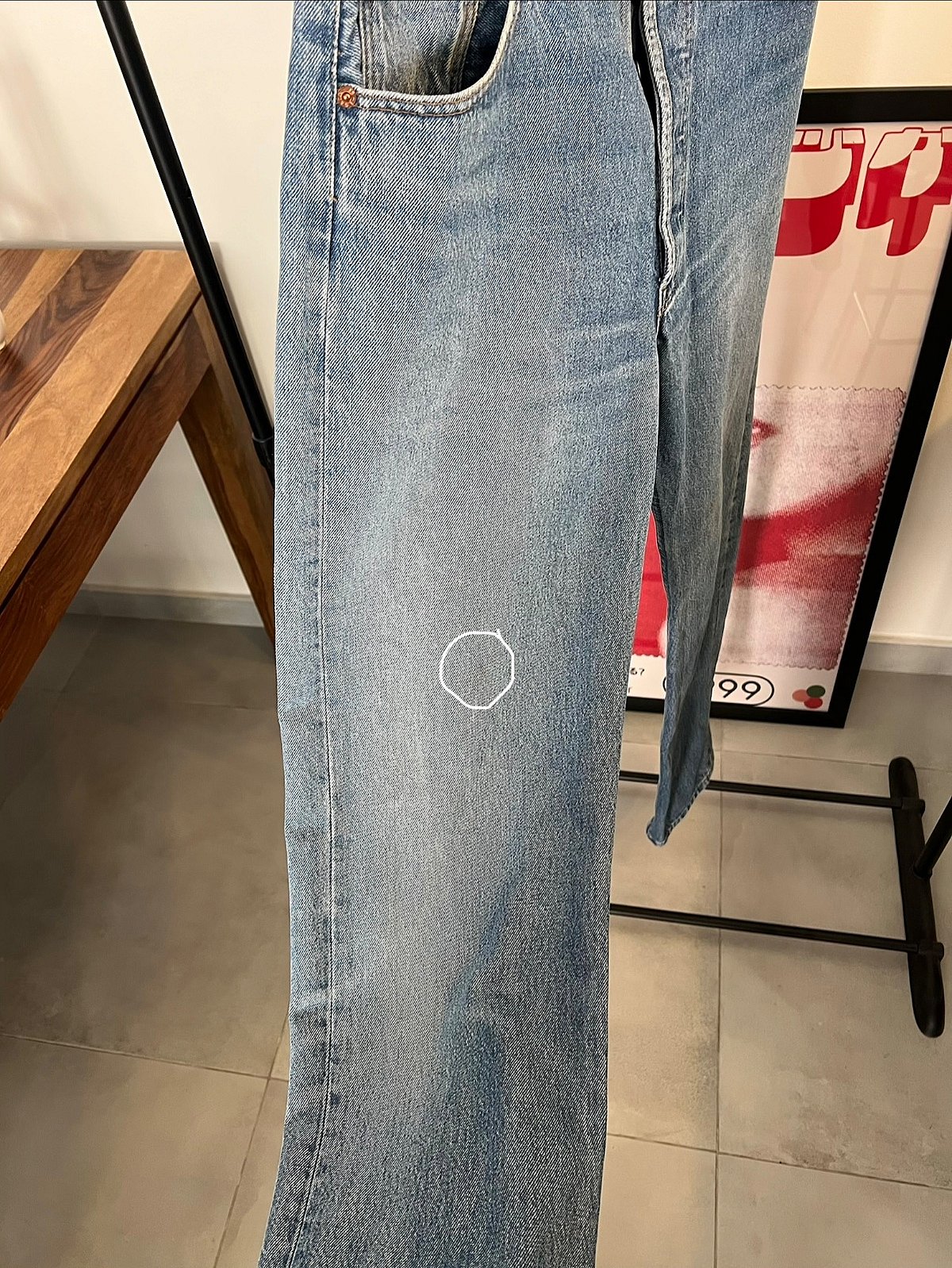Jeans Levi’s 501 – modello vintage a gamba dritta | Azzurro chiaro | W34 L34 | Prodotto nel Regno Unito - photo 4
