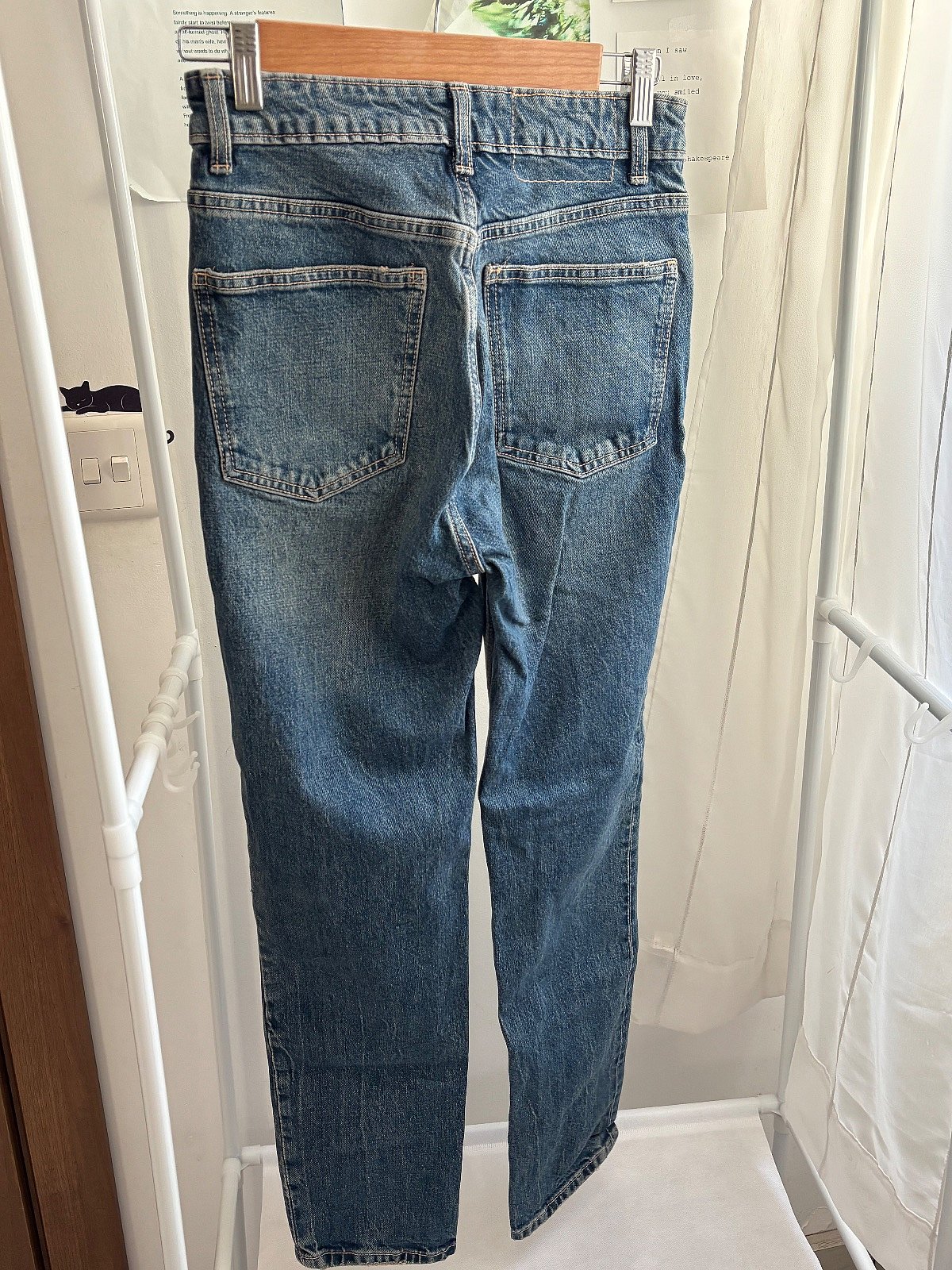 Jeans tad-Denim Blu ta' Zara - photo 2