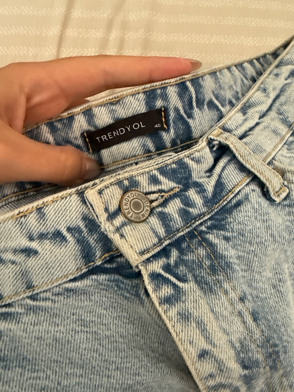 Light Wash Trendyol Denim Jeans - photo 3