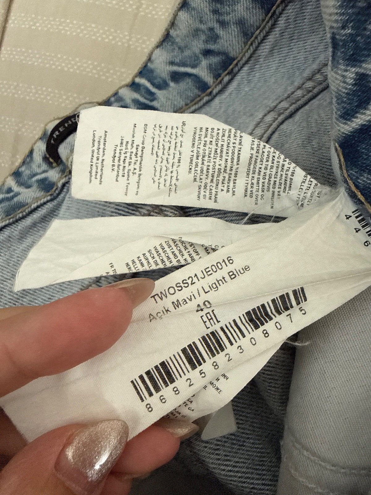 Light Wash Trendyol Denim Jeans - photo 4