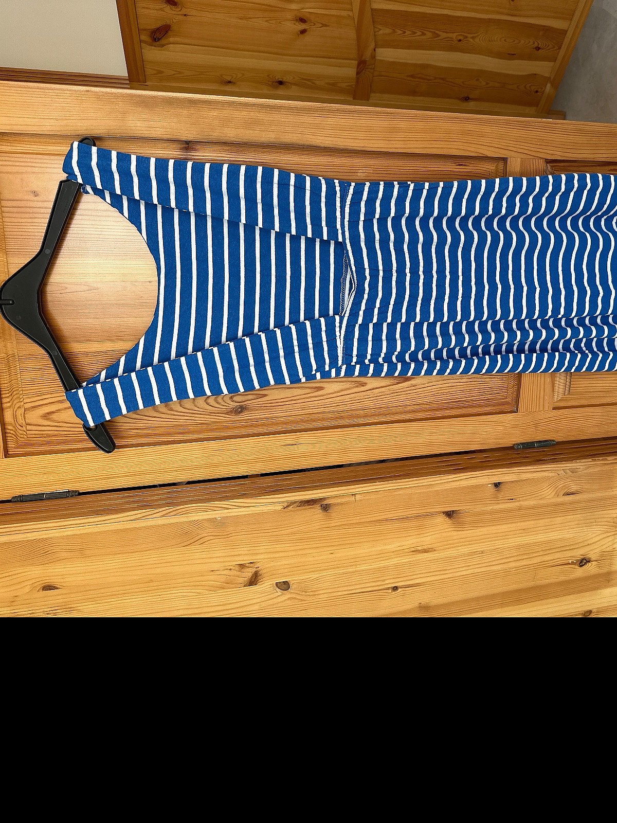 Blue White Stripe Sleeveless Dress - photo 4
