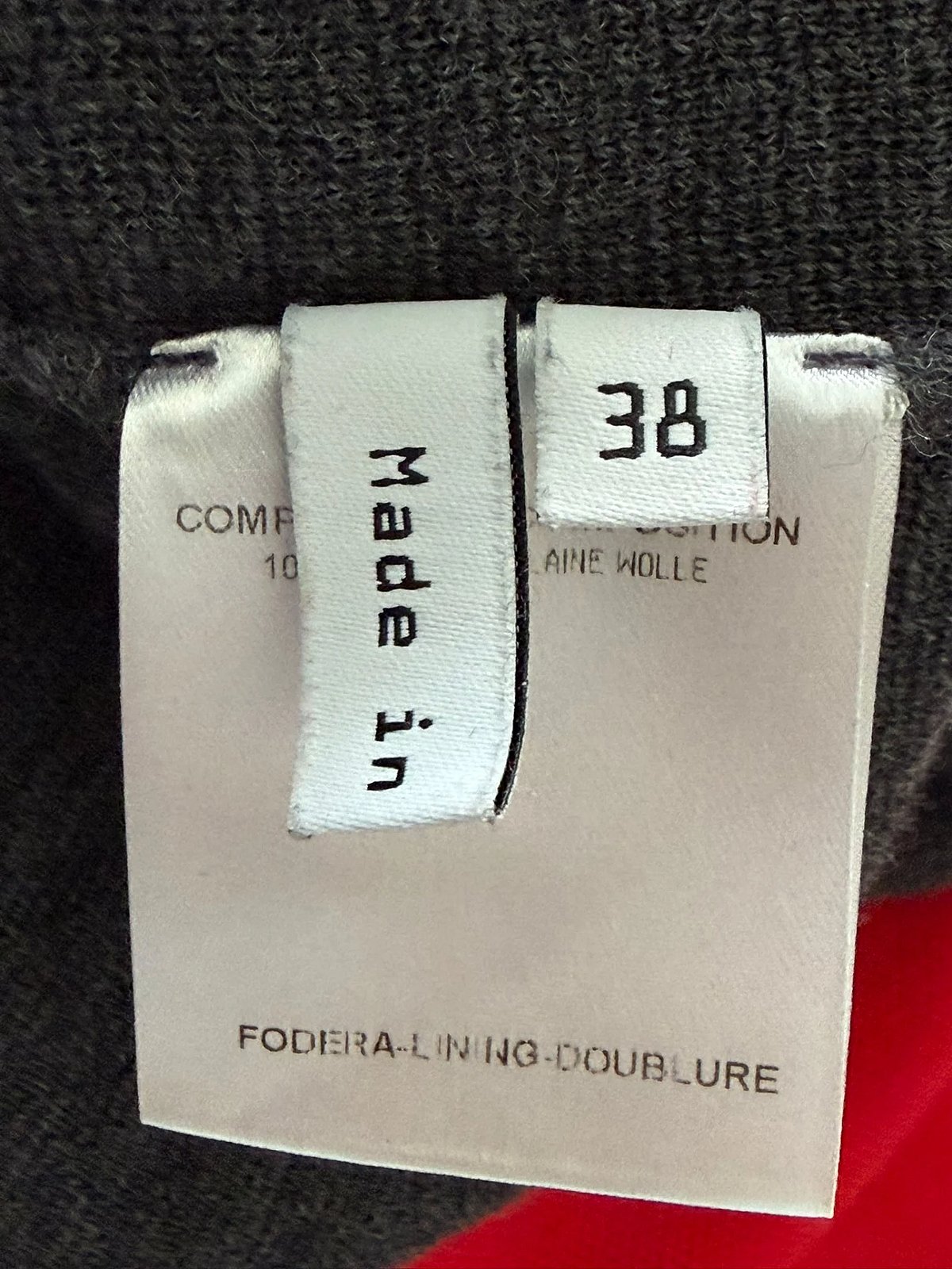 Top tal-but tas-suf griż ta' Balenciaga - photo 4
