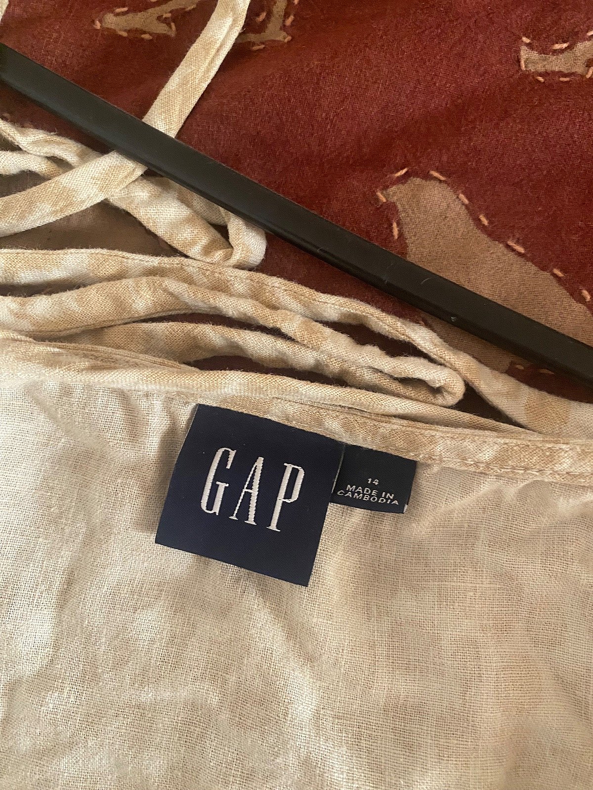 GAP Linen Cotton Leopard Print Maxi Dress - photo 5