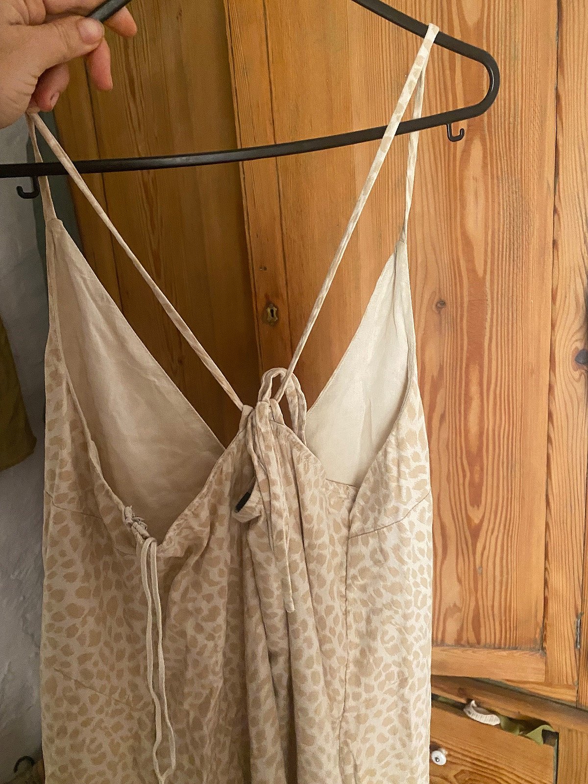 GAP Linen Cotton Leopard Print Maxi Dress - photo 4