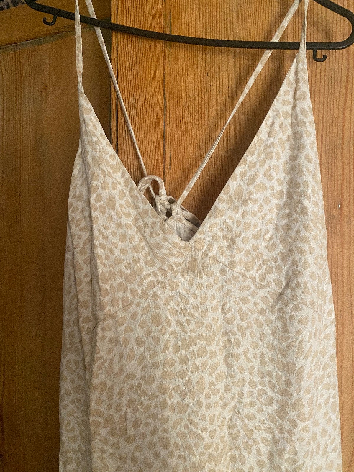 GAP Linen Cotton Leopard Print Maxi Dress - photo 2