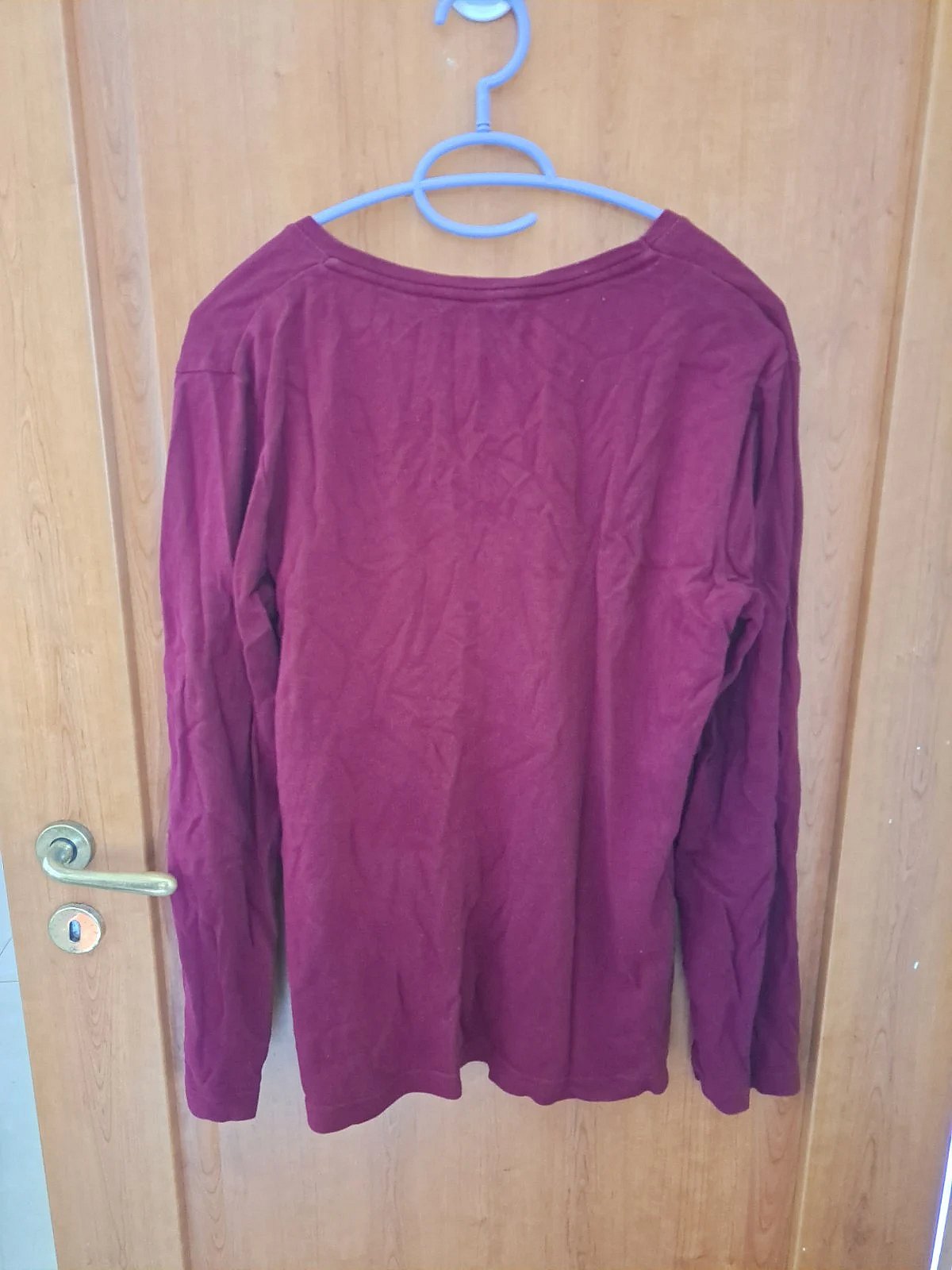 Cecil Burgundy Long Sleeve Top - photo 2