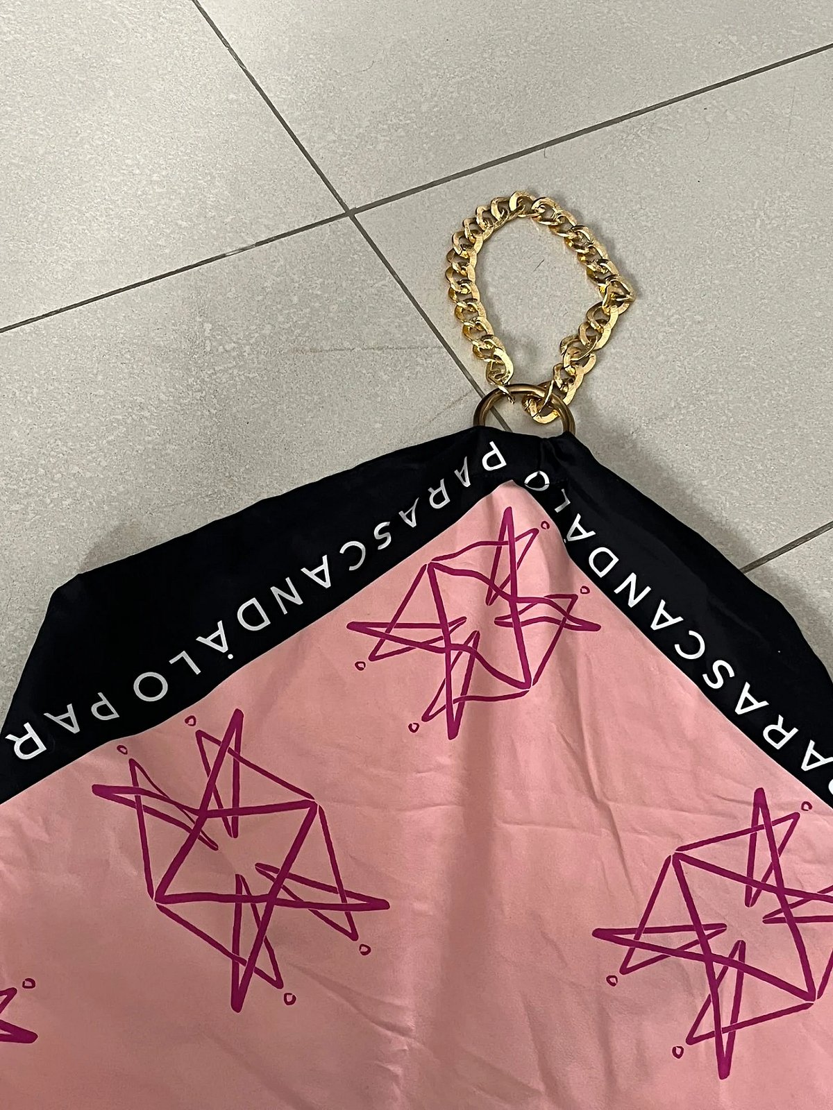 Graphic Chain Halter Neck Top - photo 4