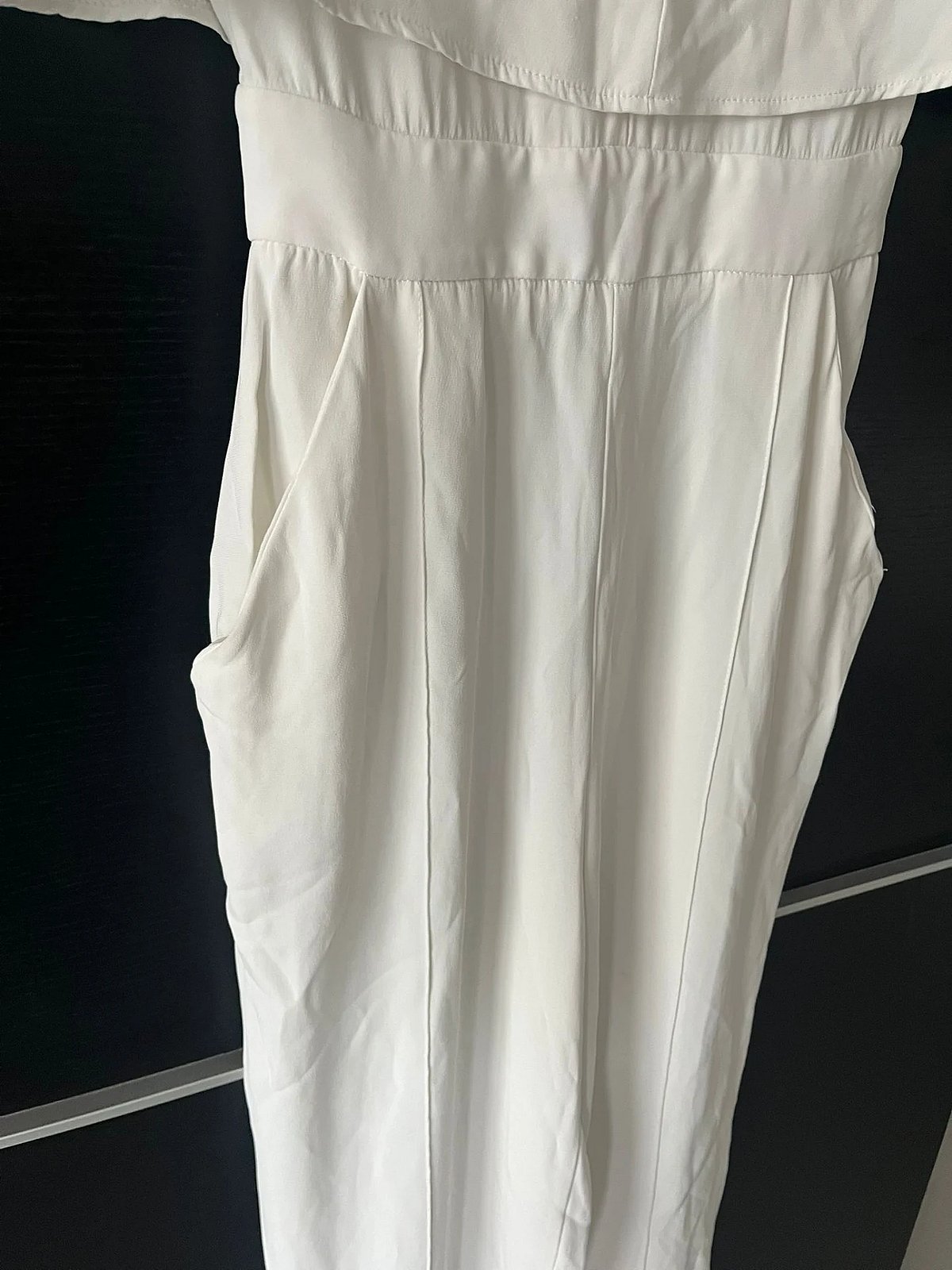 Elisabetta Franchi White Cape Jumpsuit - photo 7