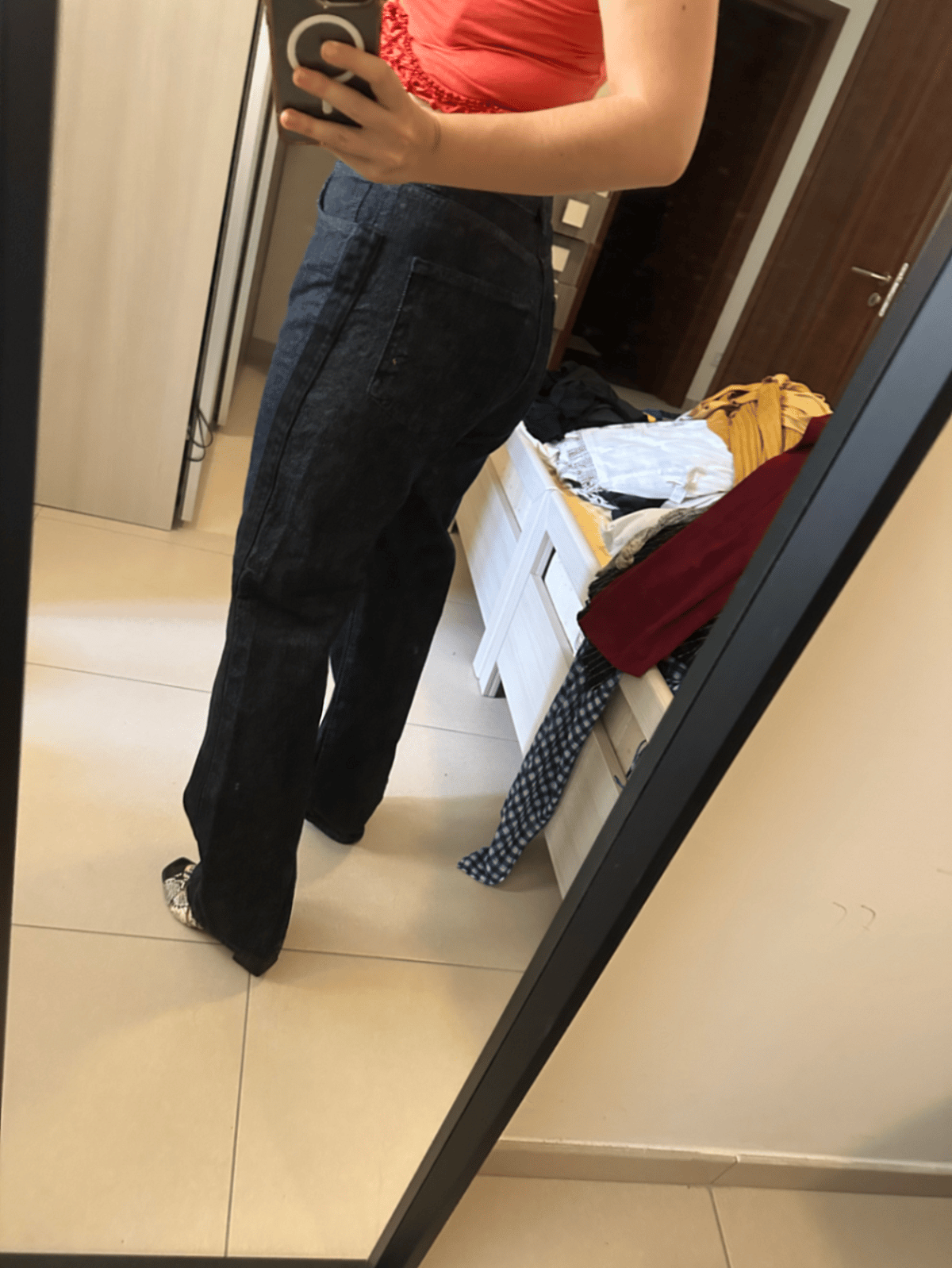 Jeans in denim scuro - photo 2