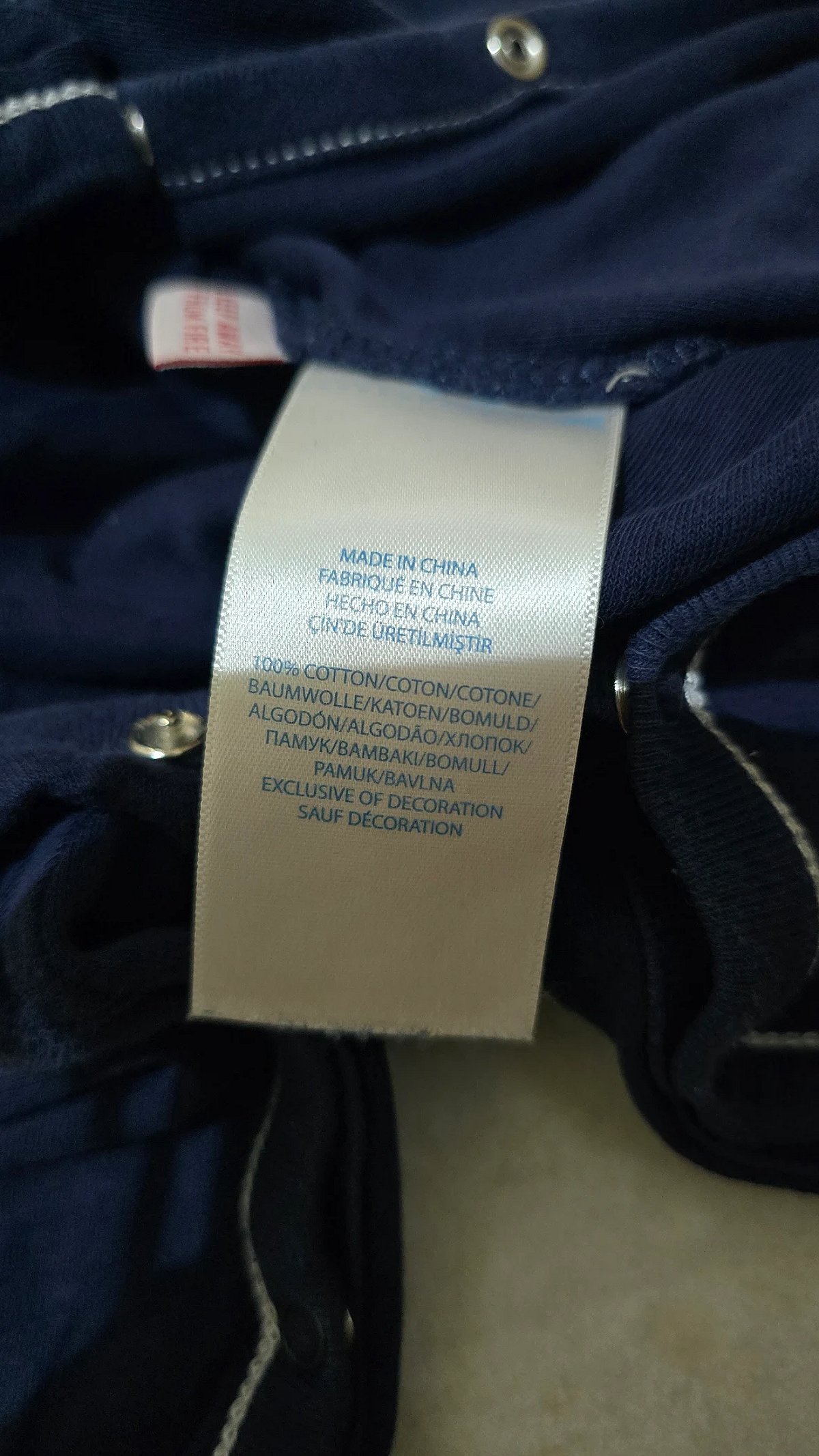 Ralph Lauren Sleepsuit Blu Navy b'Kmiem Twil - photo 4