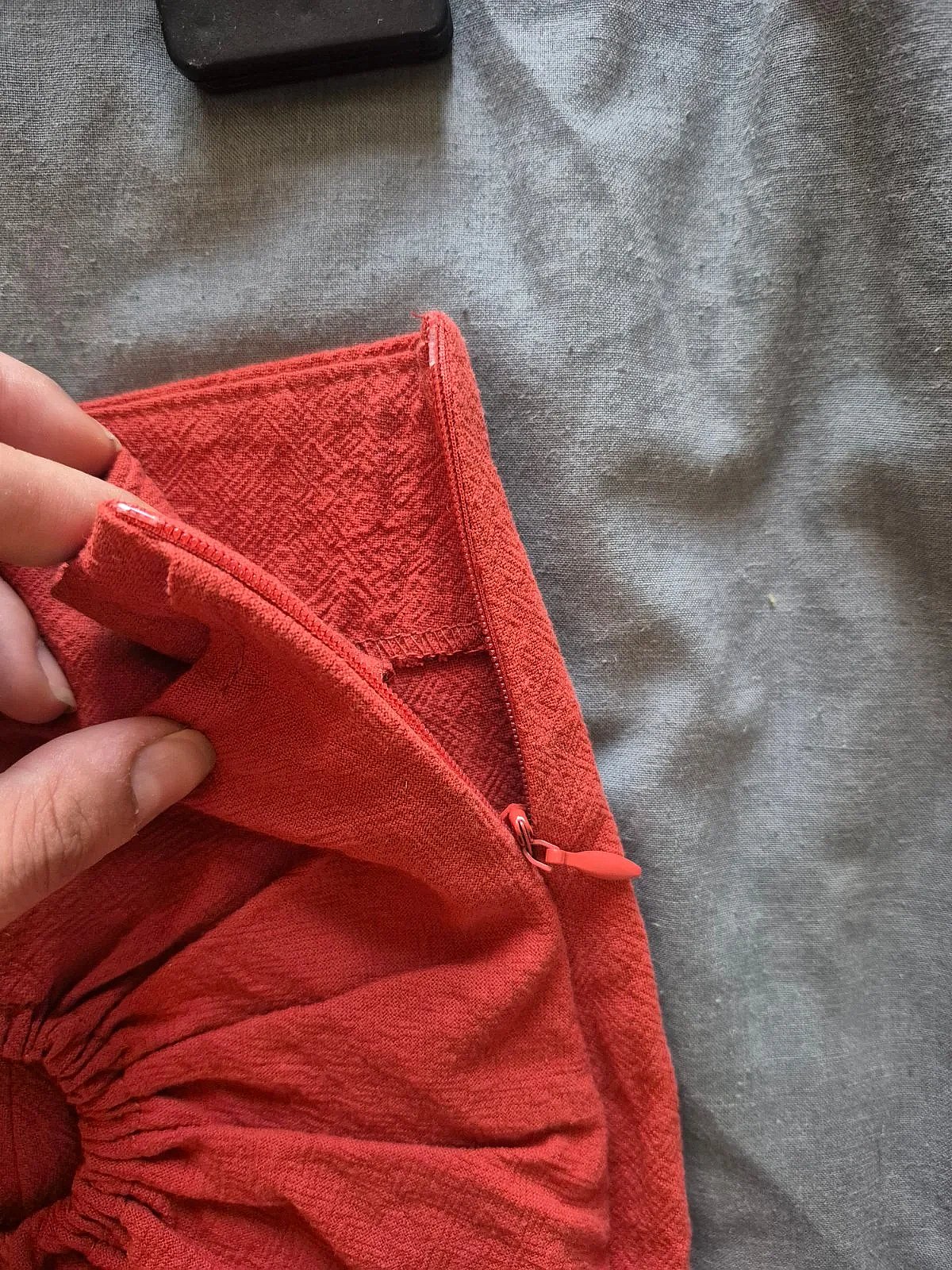 Shein, novo com etiqueta! Saia com calças interiores, tamanho L - photo 2