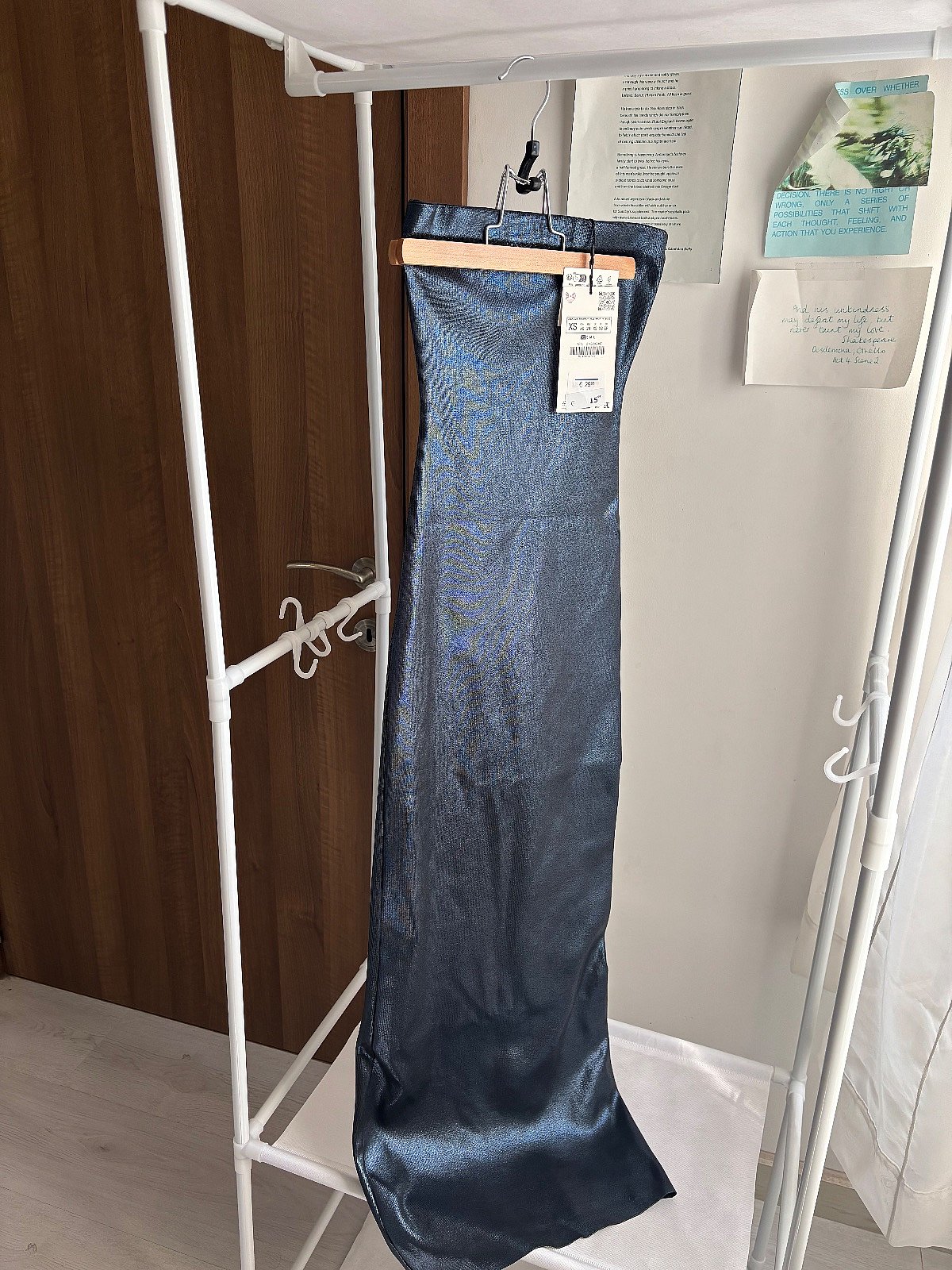 Ilbies Bodycon Metalliku Mingħajr Strapless - photo 2