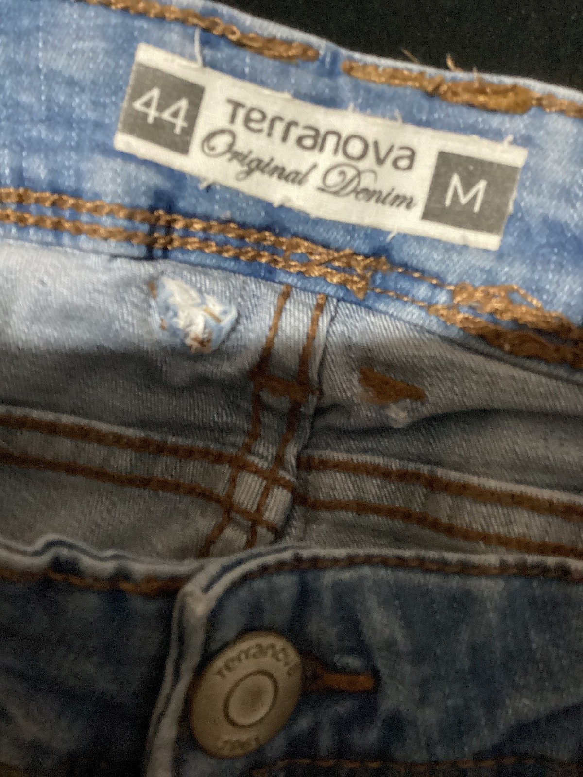 Jeans skinny b'ħasil ċar - photo 3