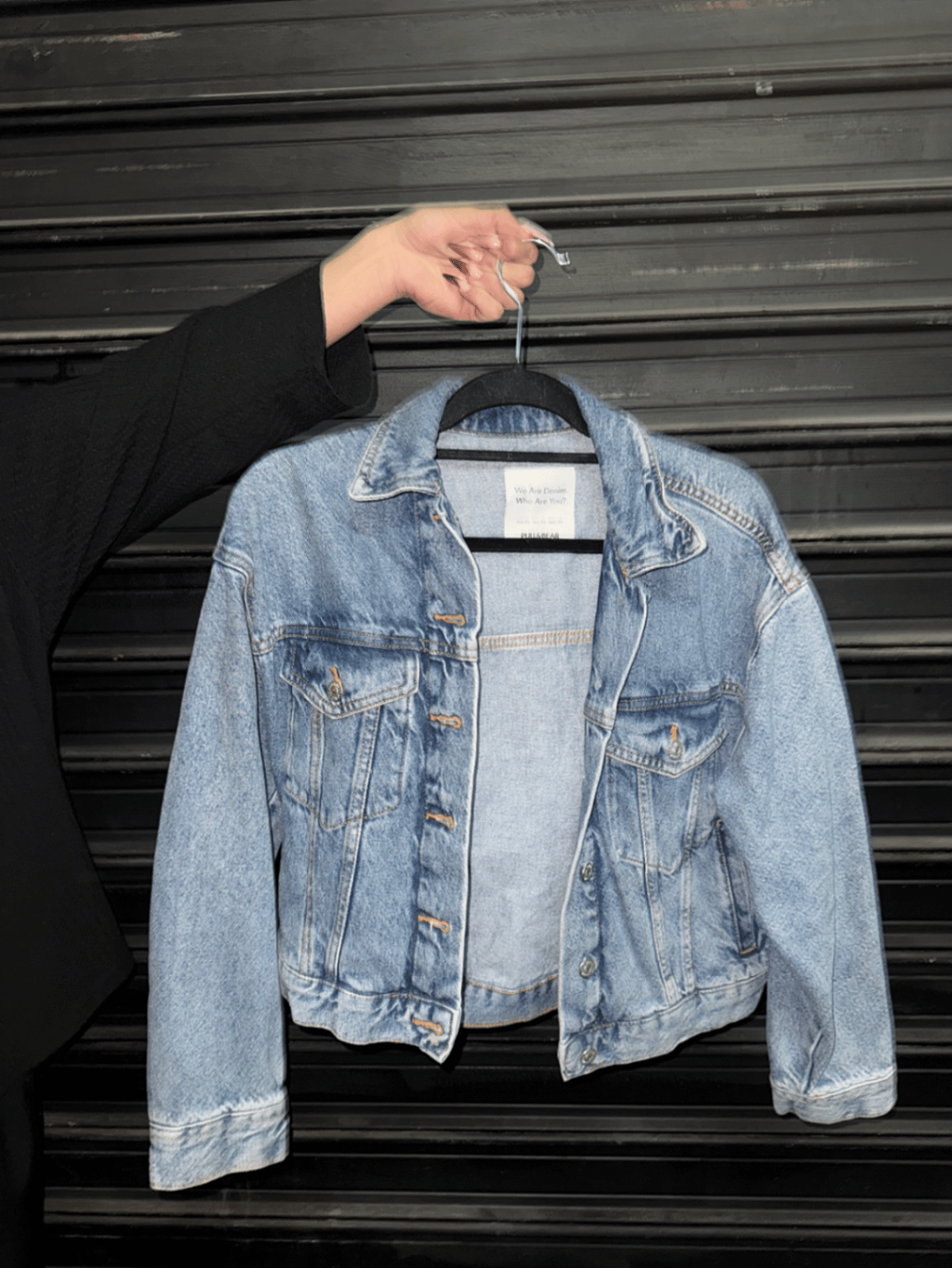 Light Wash Denim Trucker Jacket - photo 2