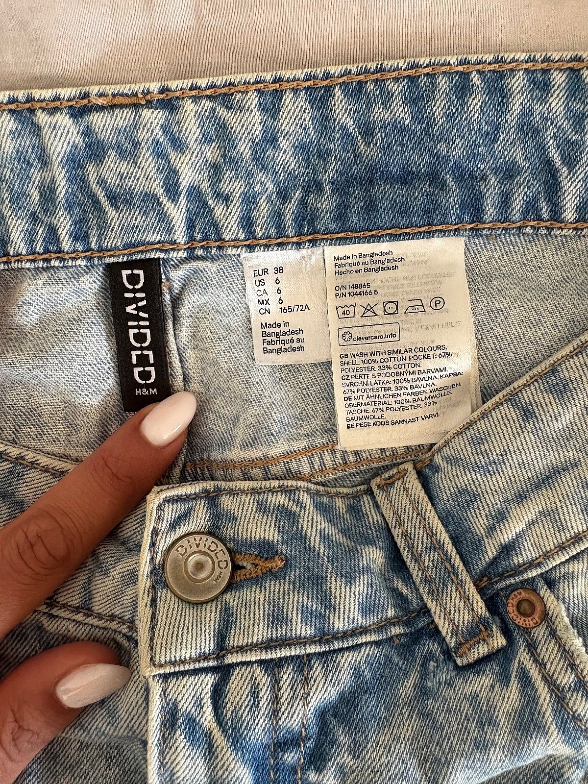 Minigonna in denim dal lavaggio chiaro - photo 3