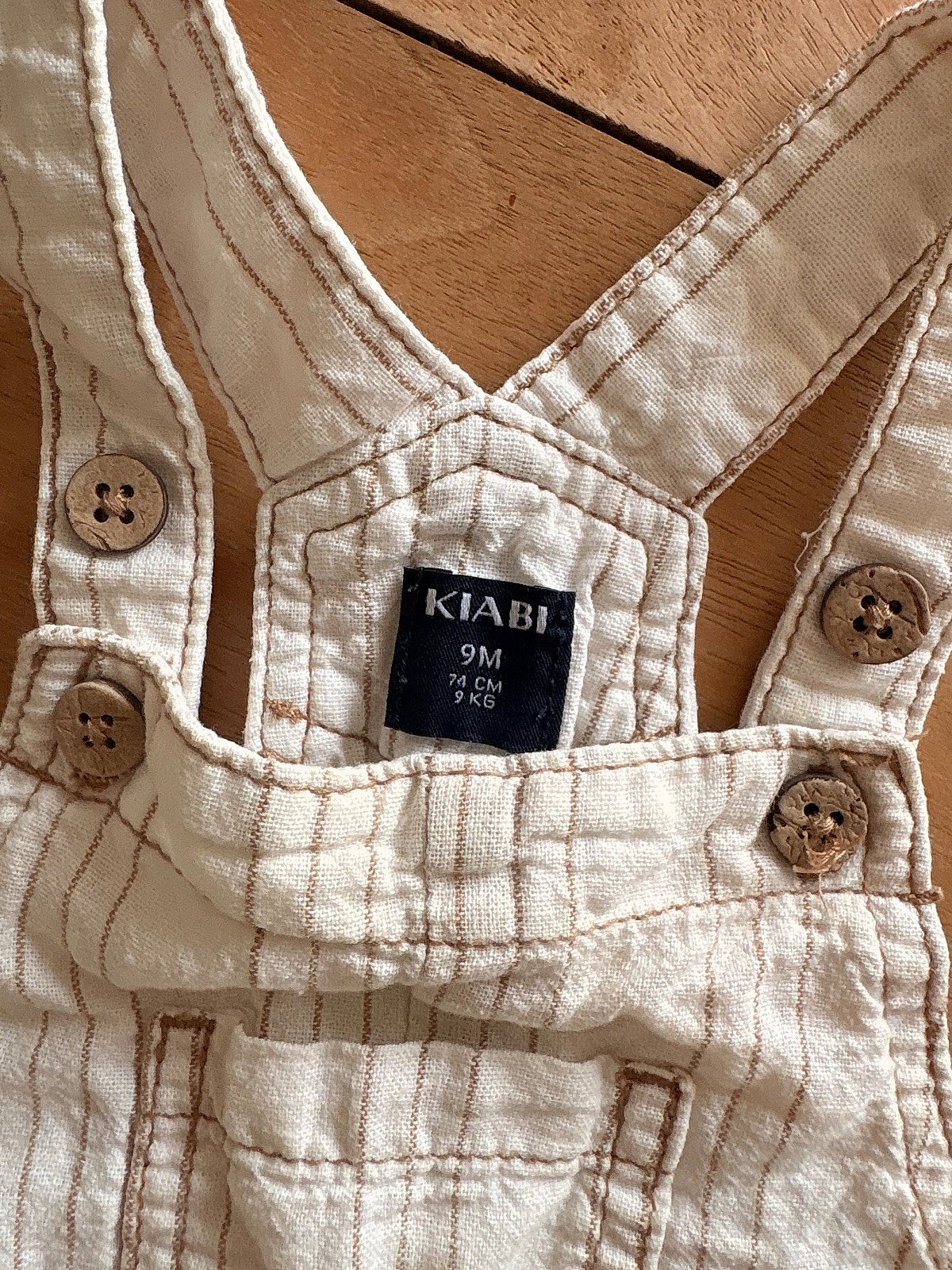 Striped Baby Dungarees Overalls - photo 3