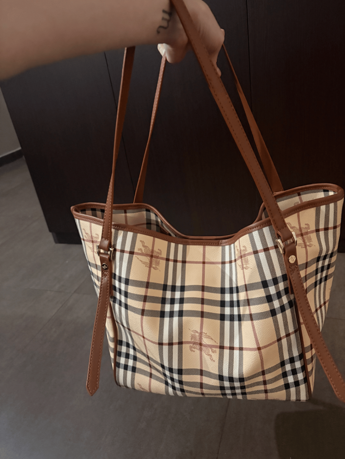 Borsa tote Burberry Check - photo 2