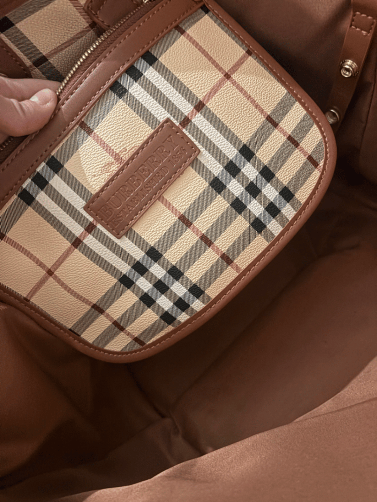 Borsa tote Burberry Check - photo 3