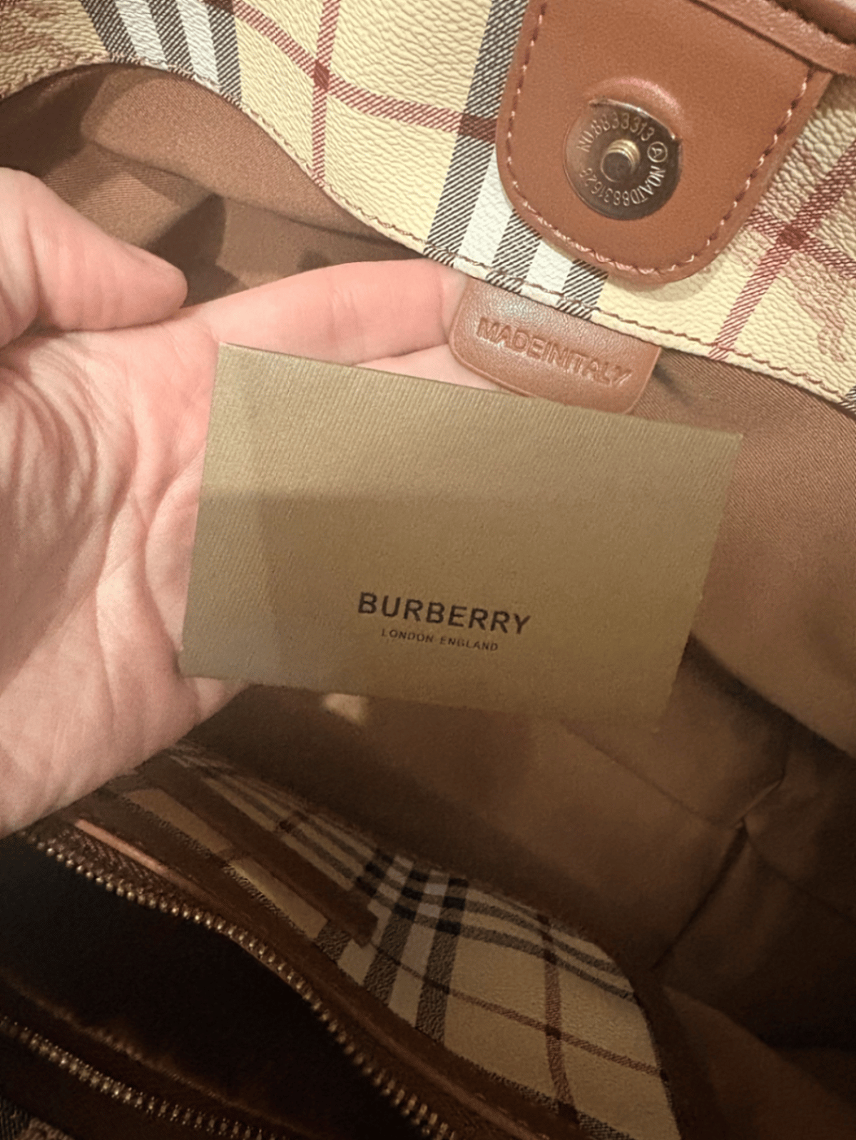 Borsa tote Burberry Check - photo 4