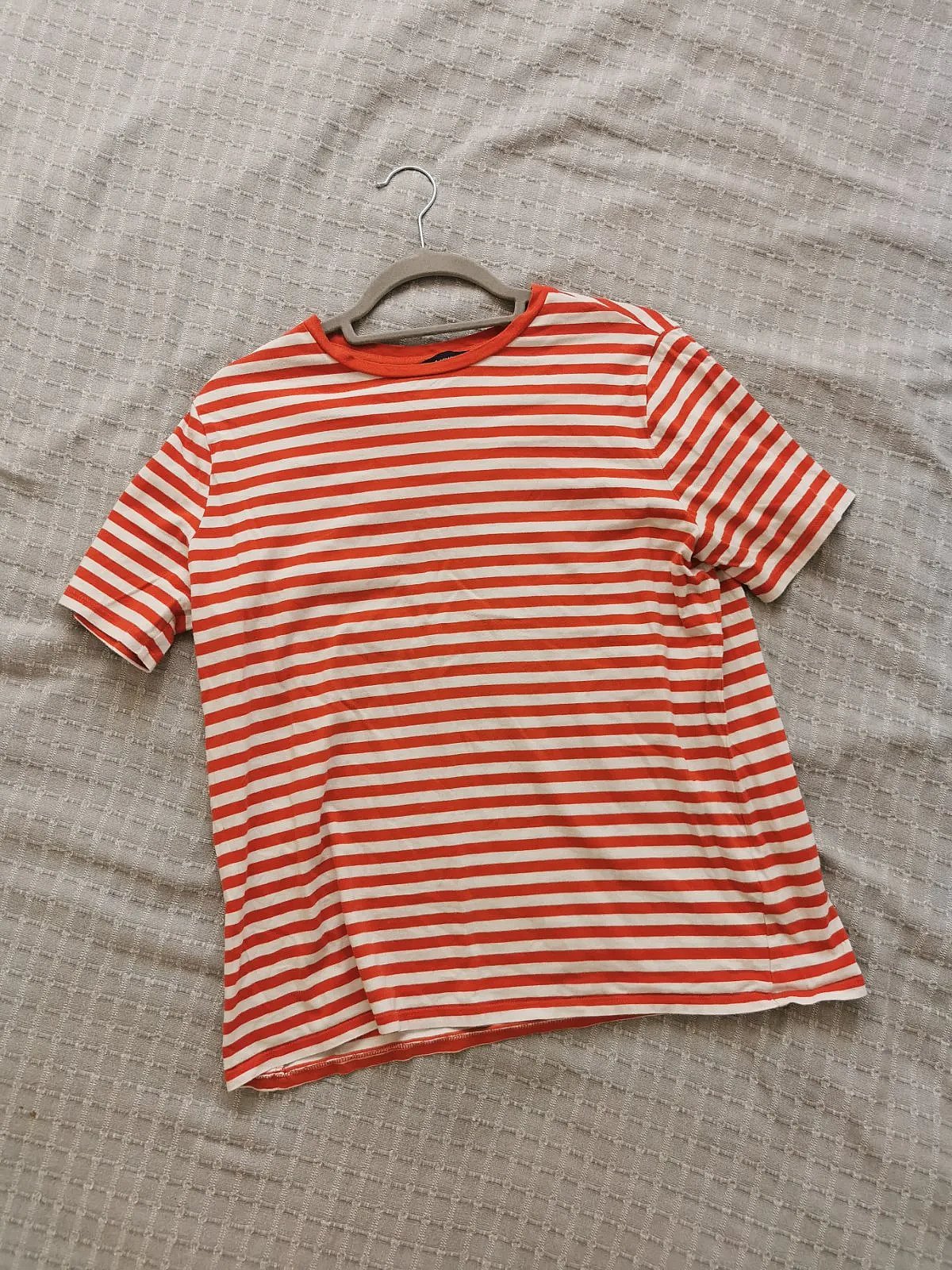 T-Shirt tal-Qoton Strixxat tal-M&S - photo 2