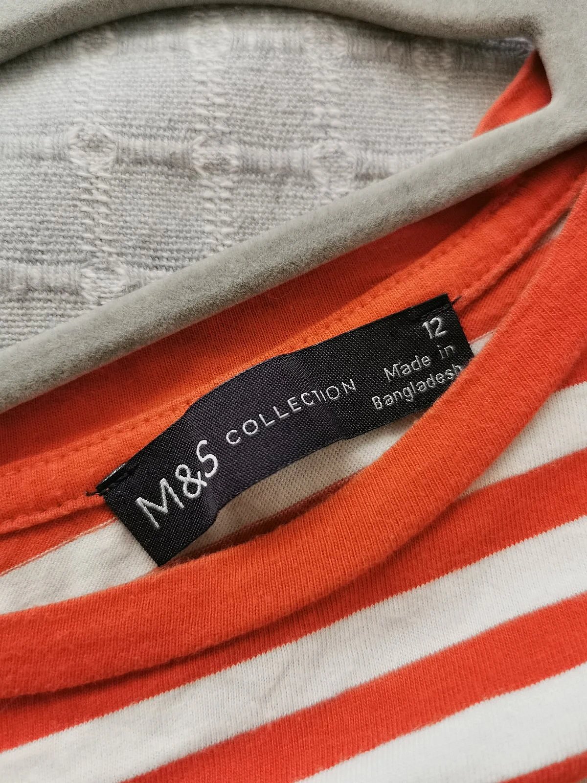 T-Shirt tal-Qoton Strixxat tal-M&S - photo 3