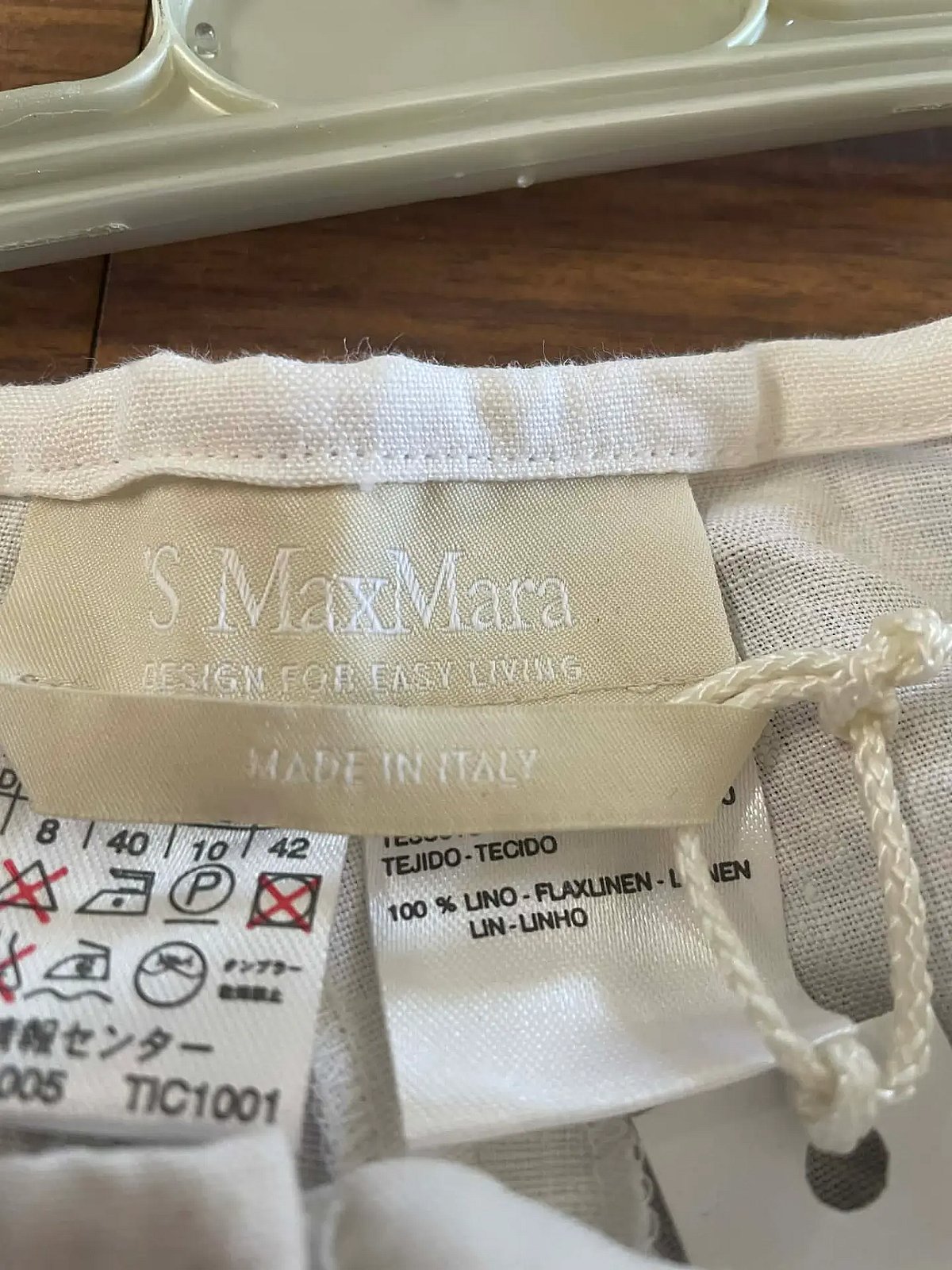 Max Mara Wide Leg Linen Pants (Zip) - photo 2