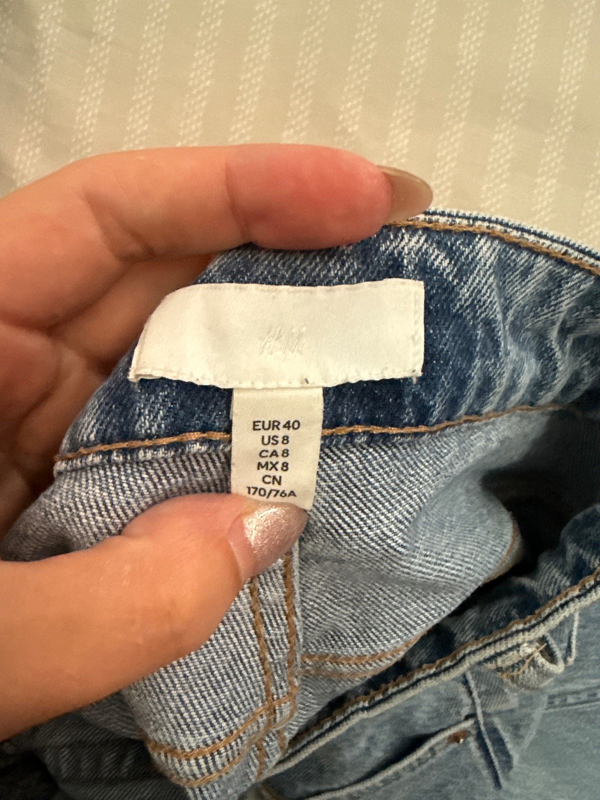 Blue High Waisted Jeans - photo 3