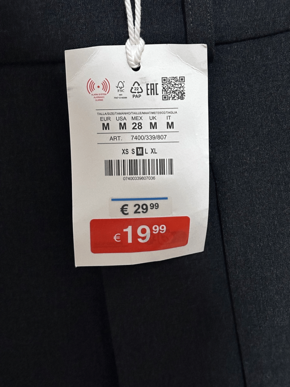 Pull and Bear: minigonna asimmetrica a pieghe, grigio scuro, nuova di zecca - photo 3