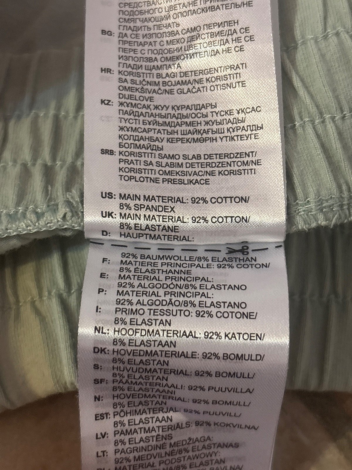Pantaloncini sportivi Adidas verde menta - photo 4