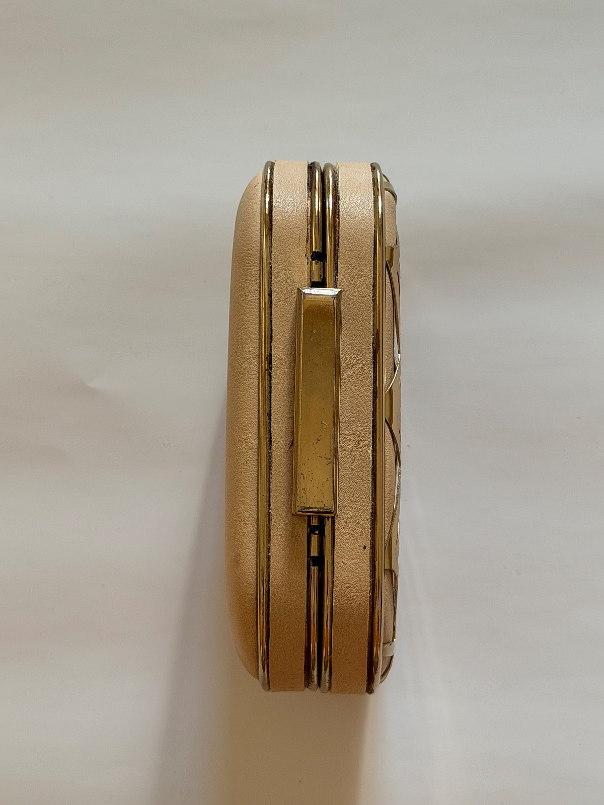 Borża tal-Klaċċ ta' Filgħaxija Art Deco tad-Deheb u x-Champagne – Handbag għat-Tieġ, Festi u Okkażjonijiet - photo 2