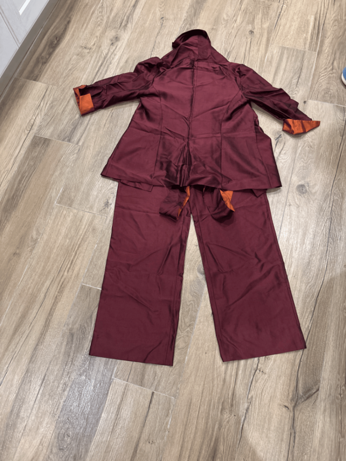 Burgundy and Orange Co-ord Set - photo 2