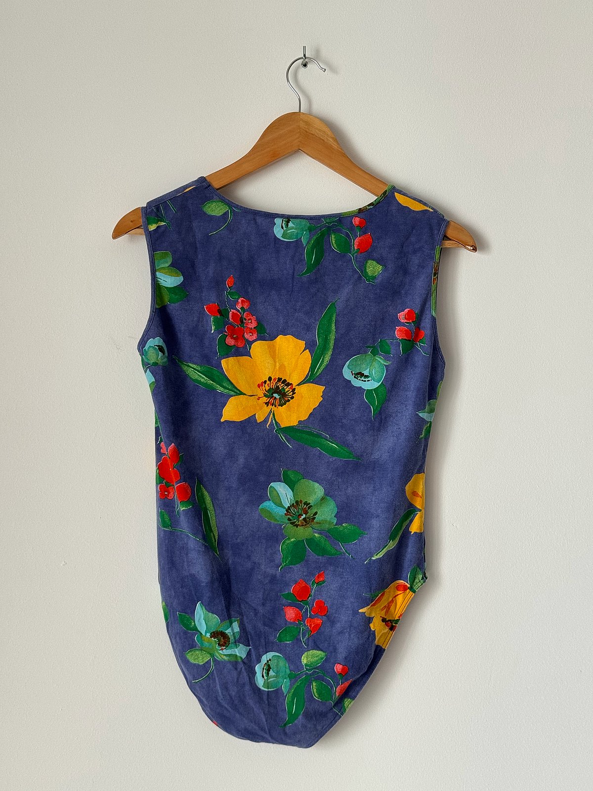 Floral Pattern Sleeveless Bodysuit - photo 5