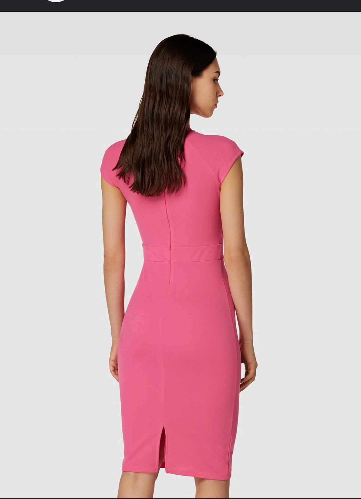 Lipsy - Vestido midi sin mangas rosa - photo 3