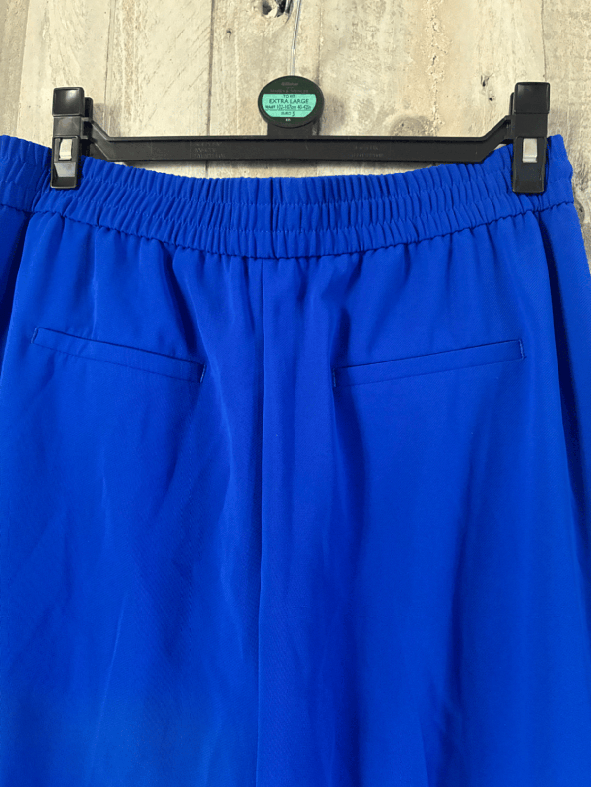 Pantaloni blu a gamba larga - photo 4