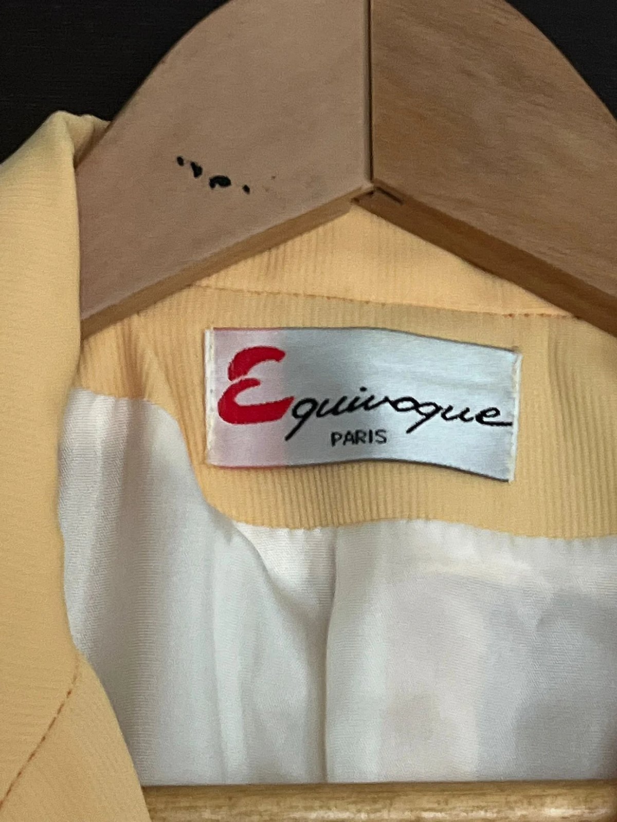 Conjunto de traje de tres piezas amarillo vintage - photo 7