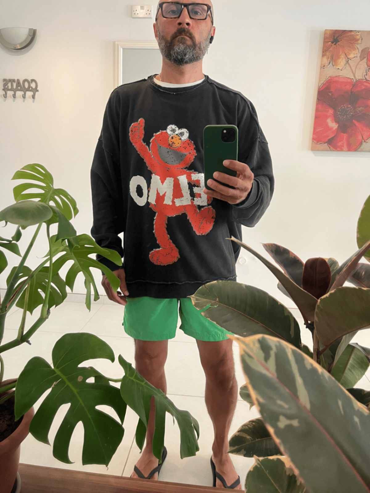Sudadera de Elmo de Barrio Sésamo en color negro - photo 3