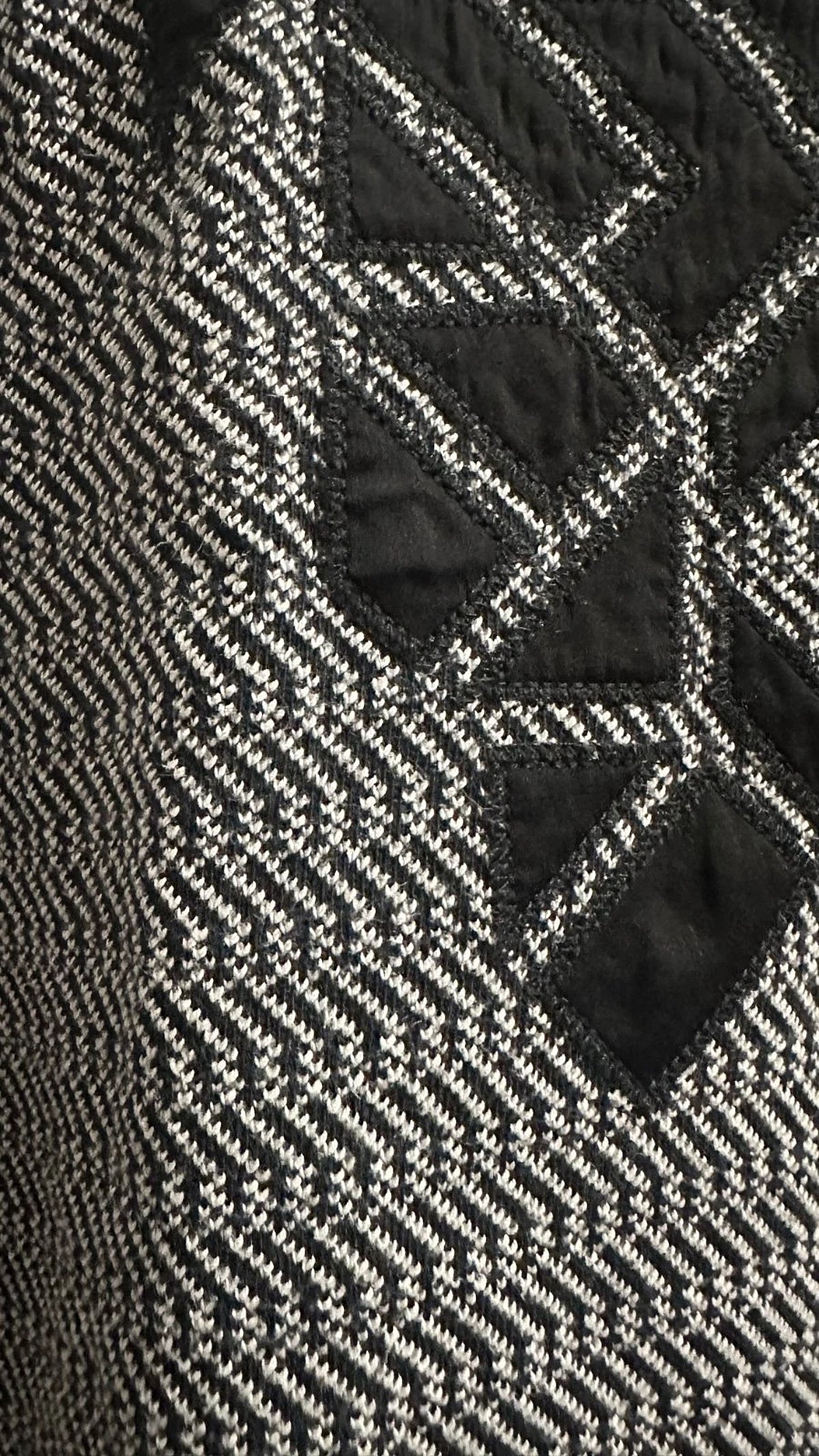 Sweater maħdum bil-labar ġeometriku ta' Maison Scotch - photo 4