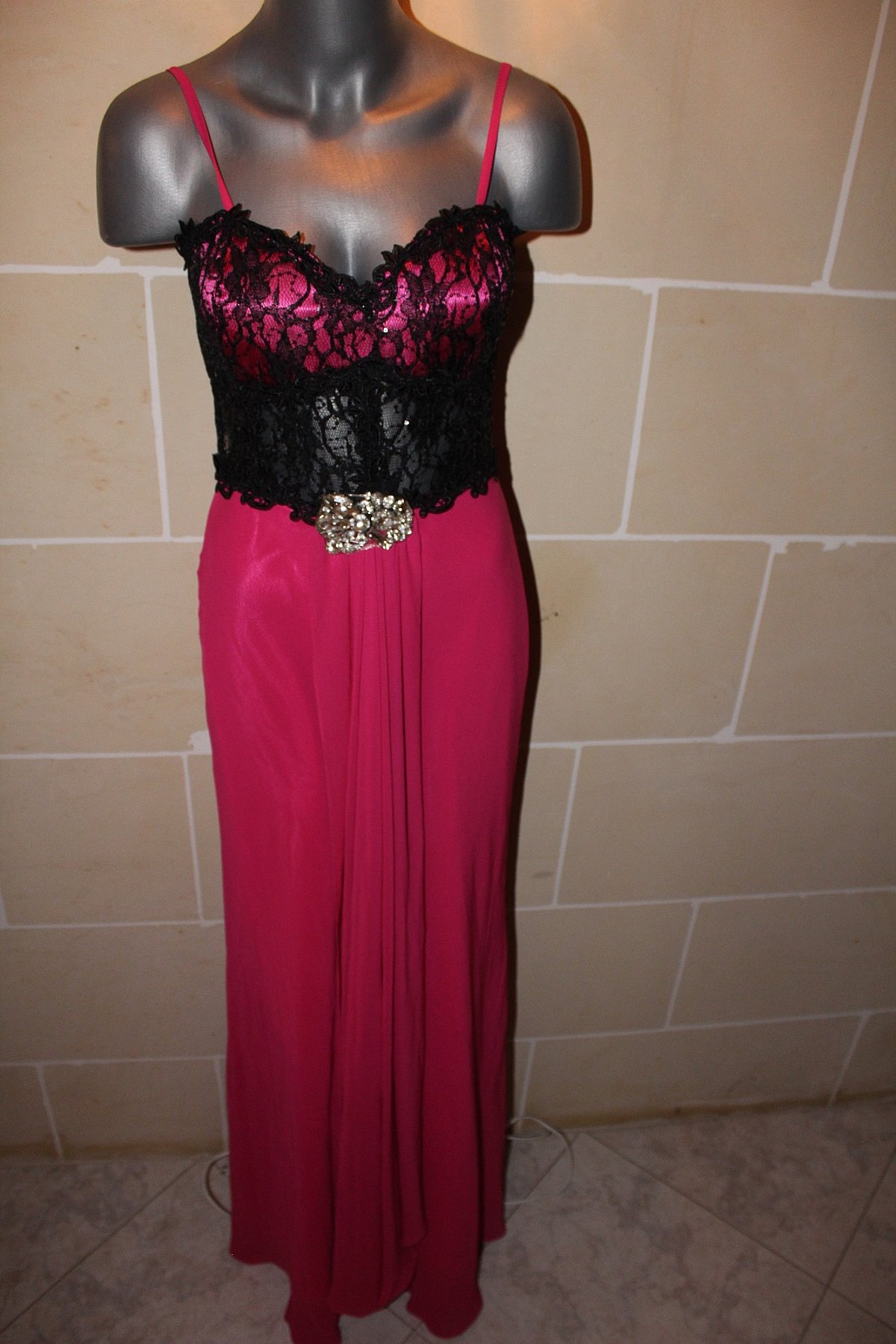 Hot Pink Evening Dress EU38 - photo 2
