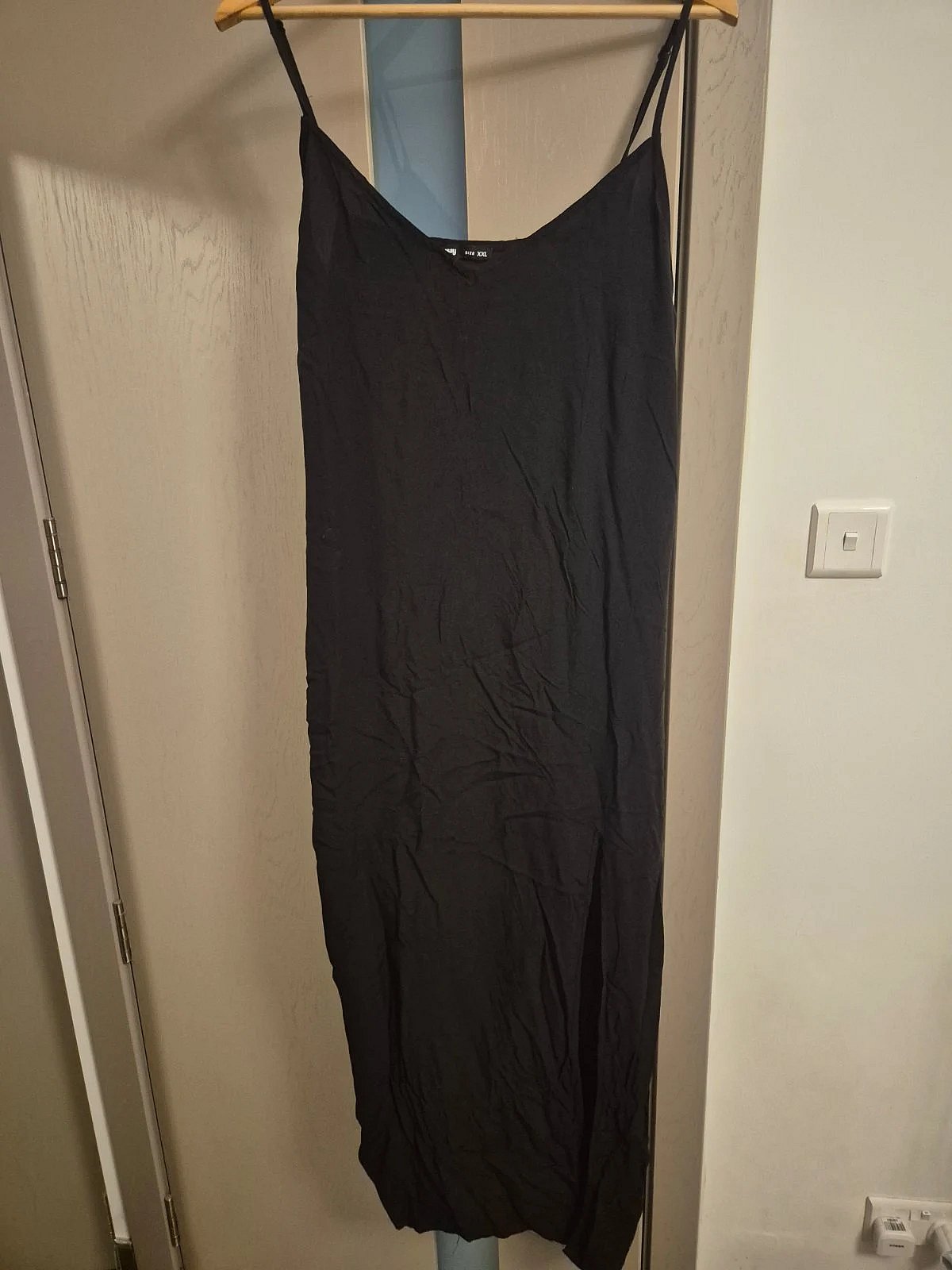 Black Sinsay Maxi Slip Dress - photo 2