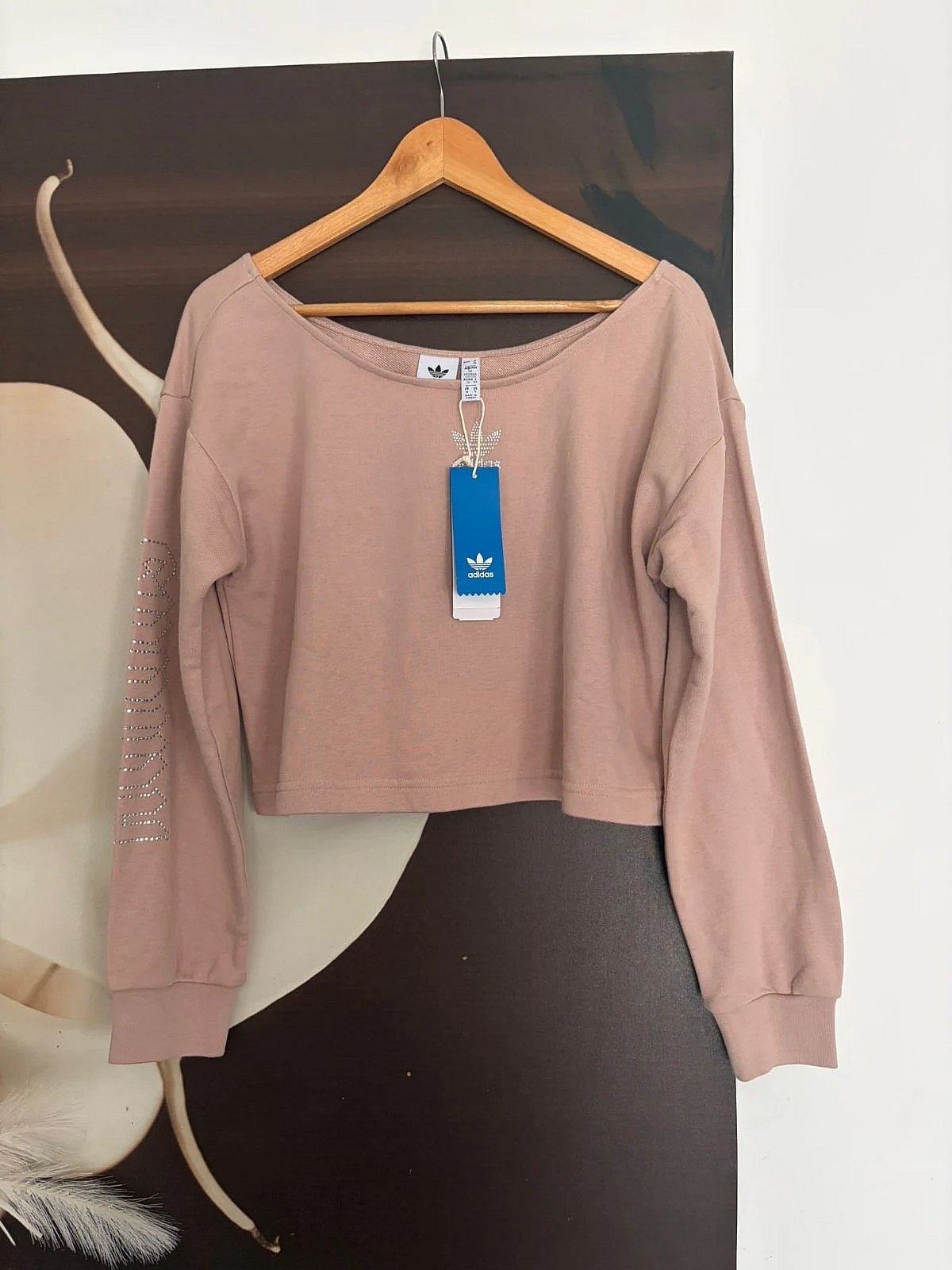 Adidas Cropped Slouchy Sweatshirt - photo 3