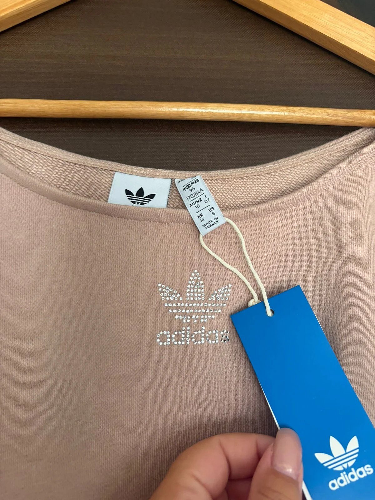 Adidas Cropped Slouchy Sweatshirt - photo 6