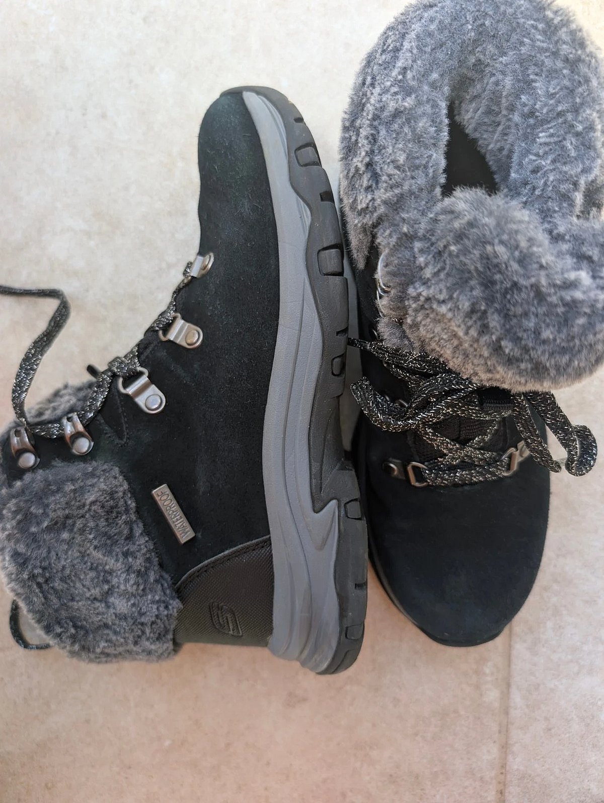 Stivali Skechers tal-pil artifiċjali li ma jgħaddix ilma minnhom EU37 - photo 2