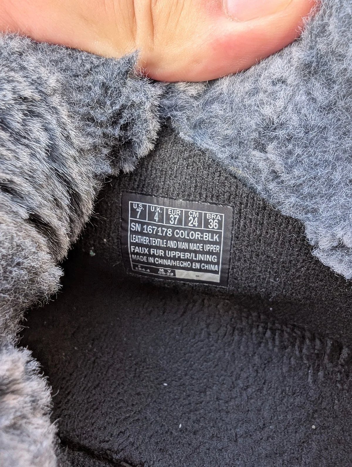 Stivali Skechers tal-pil artifiċjali li ma jgħaddix ilma minnhom EU37 - photo 4