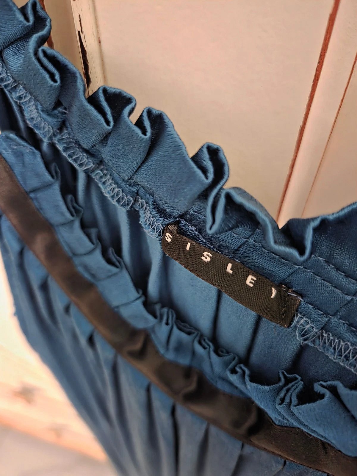 Ilbies midi blu b'ruffle Sisley - photo 3